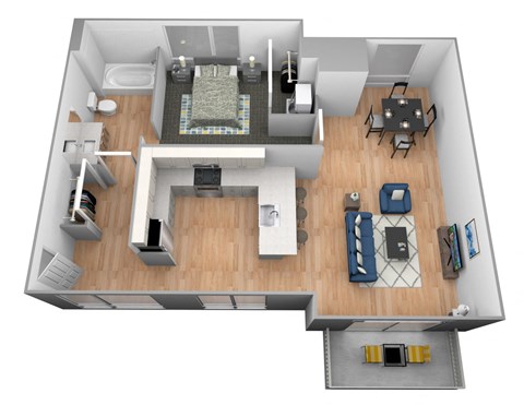 Rainy River floor plan at Shakopee Flats, Shakopee, Minnesota